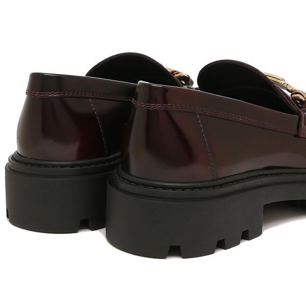 トッズ ローファー オックスフォード Tチェーン フリンジ ブラウン レディース TODS XXW08J0GF80 SHA R810の画像