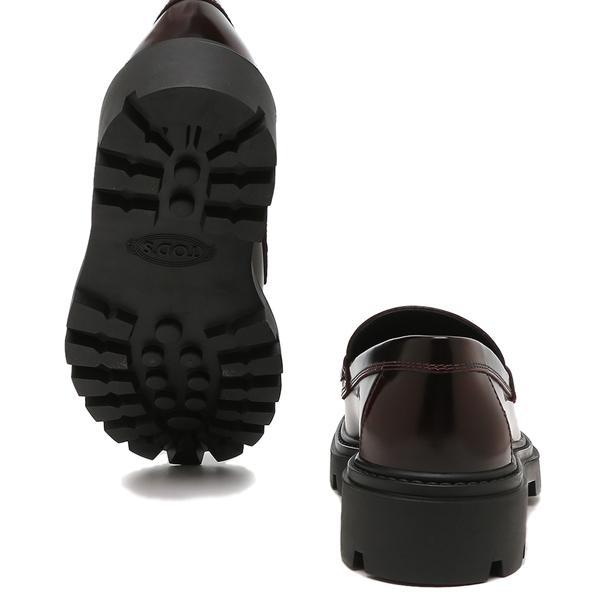 トッズ ローファー オックスフォード Tチェーン フリンジ ブラウン レディース TODS XXW08J0GF80 SHA R810の画像