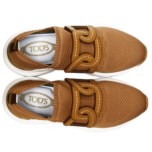 TOD'S トッズ スニーカー ケイト ニットスニーカー ブラウン TOD'S トッズ スニーカー ケイト ニットスニーカー ブラウン