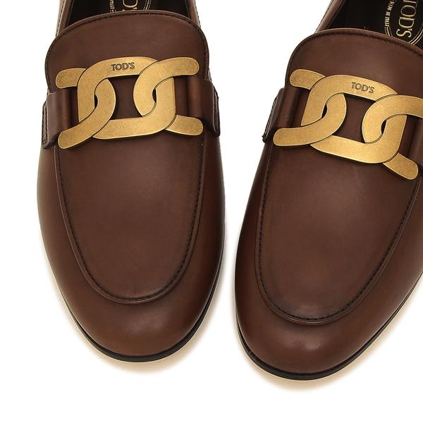 トッズ ケイト レザー ローファー 37.5 レディース ブラック