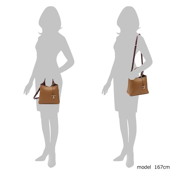 トッズ ハンドバッグ ショルダーバッグ 2WAY ブラウン レディース TODS XBWAPAA9100 QNK 9P13の画像
