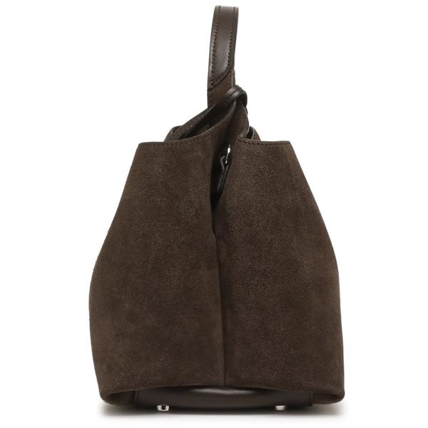 トッズ ハンドバッグ ショルダーバッグ T タイムレス スエード マイクロ Tチャーム ブラウン レディース TOD'S XBWAPAEL000 P3A 0ZQ7の画像