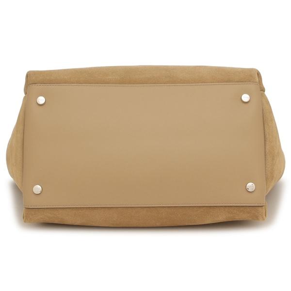 トッズ ハンドバッグ ショルダーバッグ T タイムレス スエード ミニ Tチャーム ブラウン レディース TOD'S XBWAPAFL100 P3A 4L20の画像