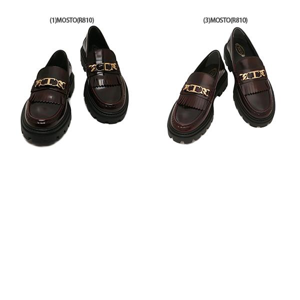 TOD's ローファー TOD'S（トッズ） ローファー ヒール4cm ラバーソール チャンキーソール