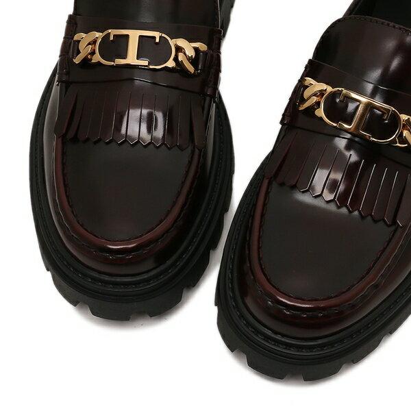 TOD'S（トッズ） ローファー ヒール4cm ラバーソール チャンキーソール