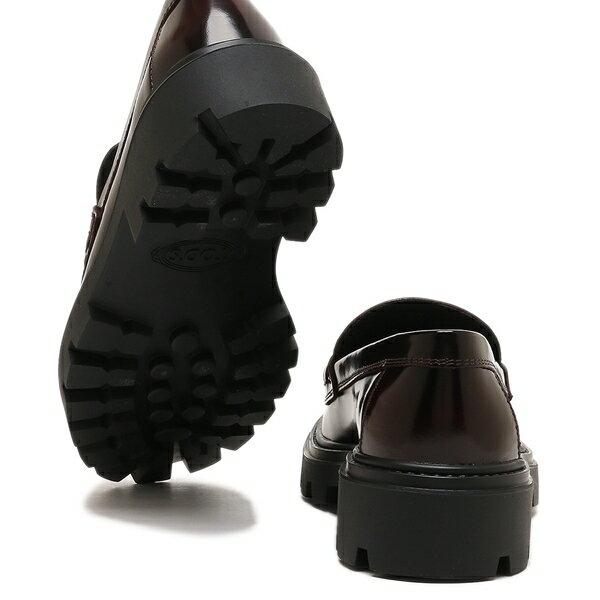 TOD'S（トッズ） ローファー ヒール4cm ラバーソール チャンキーソール