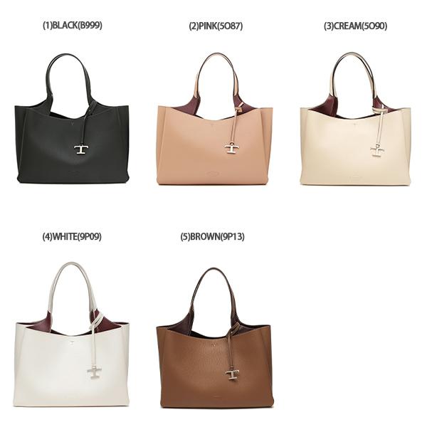 TOD'S トッズ トートバッグ Tタイムレス ロゴ Tチャーム レディース