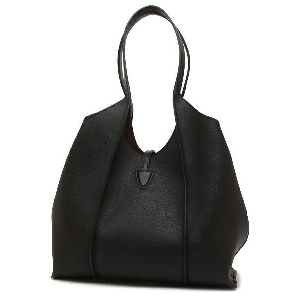 TOD'S（トッズ） トートバッグ Tタイムレス スモール ロゴ ブラック