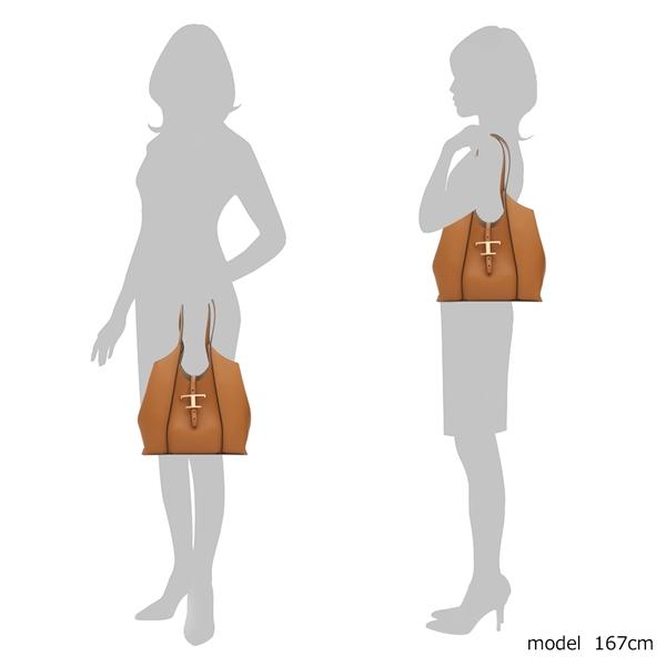 TOD'S（トッズ） トートバッグ Tタイムレス ブラウン レディース TODS