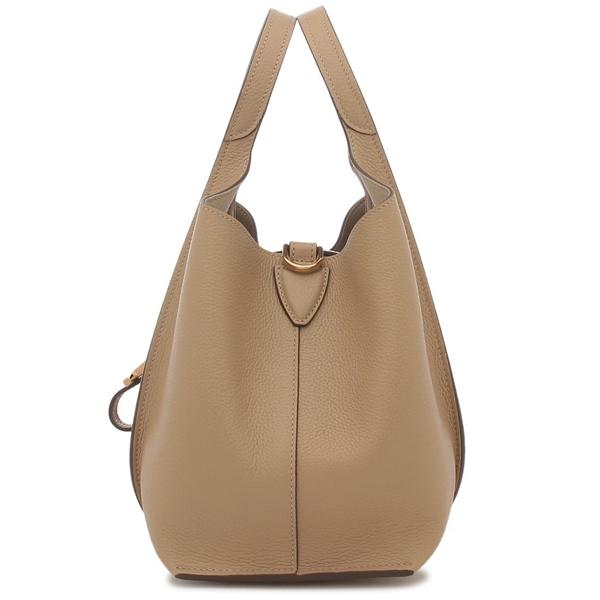 トッズ　ハンドバッグ　ワンショルダーバッグ　ダブルT ゴールド金具　ベージュ トッズ TOD'S トッズバッグ （ベージュ） -ファッション通販