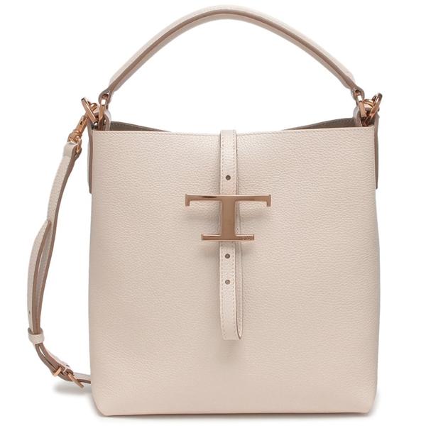 トッズ ハンドバッグ ショルダーバッグ タイムレス ミニサイズ バケットバッグ ホワイト レディース TODS XBWTSEK0100 XSO B015の画像