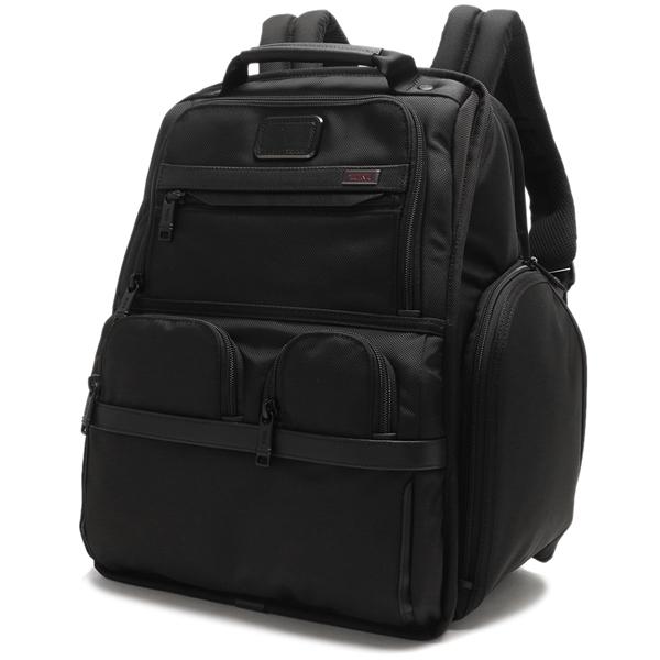 トゥミ リュック TUMI アルファ Alpha コンパクト ラップトップ ブリーフパック バックパック ブラック メンズ 02603173D3 117297 1041 A4対応の画像