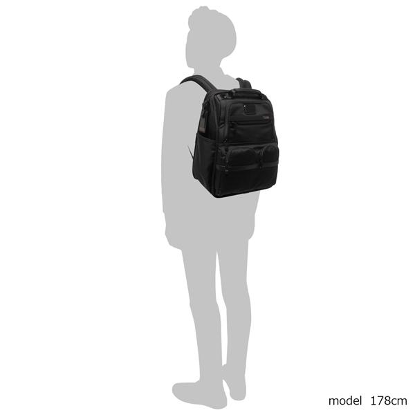 トゥミ リュック TUMI アルファ Alpha コンパクト ラップトップ ブリーフパック バックパック ブラック メンズ 02603173D3 117297 1041 A4対応の画像