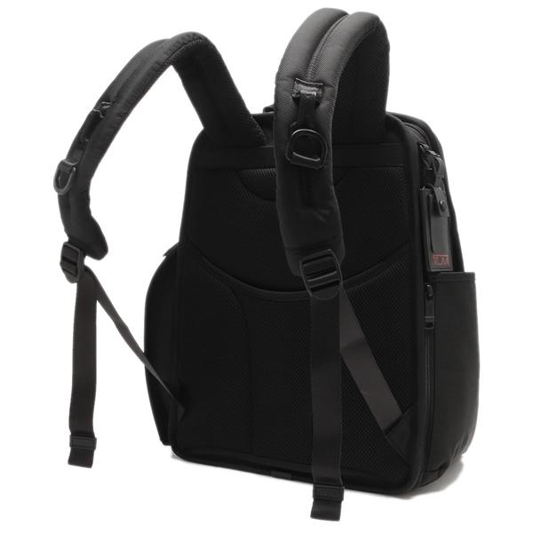 トゥミ リュック TUMI アルファ Alpha コンパクト ラップトップ ブリーフパック バックパック ブラック メンズ 02603173D3 117297 1041 A4対応の画像