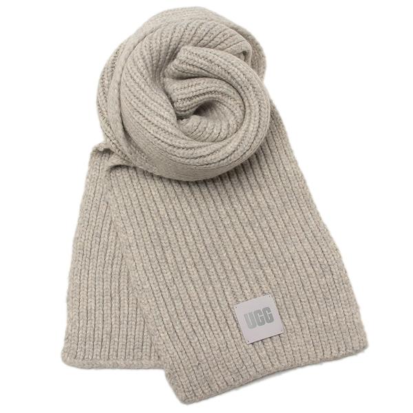 UGG（アグ） マフラー チャンキーリブスカーフ グレー メンズ