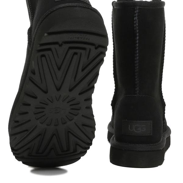 未使用箱付UGG クラシックショートムートンブーツ24㎝ブラック 1016223 UGG（アグ） ムートン ブーツ クラシック ショート 2 WOMENS CLASSIC
