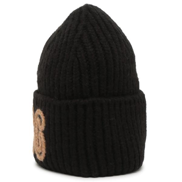 アグ ニット帽 ビーニー チャンキー クラフテッド リブ ブラック