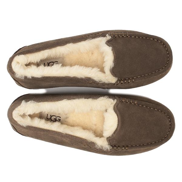 UGG（アグ） デッキシューズ モカシン スリッポン アンスレー ブラウン