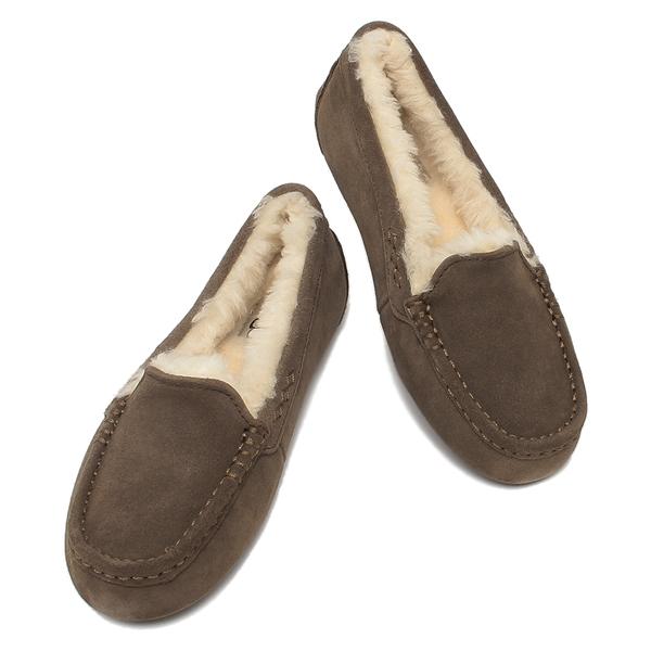 UGG（アグ） デッキシューズ モカシン スリッポン アンスレー ブラウン