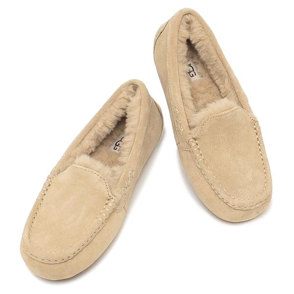 UGG（アグ） デッキシューズ モカシン スリッポン アンスレー ベージュ