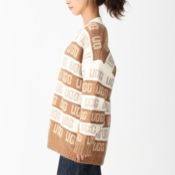 UGG（アグ） カーディガン ボレロ グラフィックロゴカーディガン