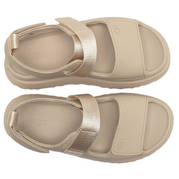 【新品未使用】UGG アグゴールデングロウサンダル　24cm シーソルトベージュ UGG アグ サンダル レディース 靴 厚底 軽量 Golden Glow