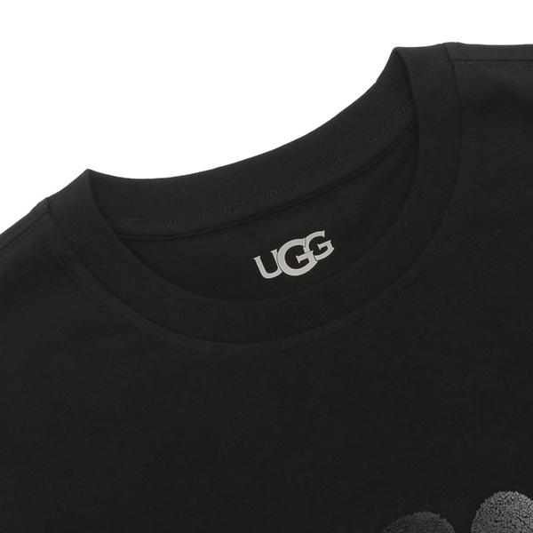 UGG アグ Tシャツ カットソー バブル ロゴT ブラック レディース
