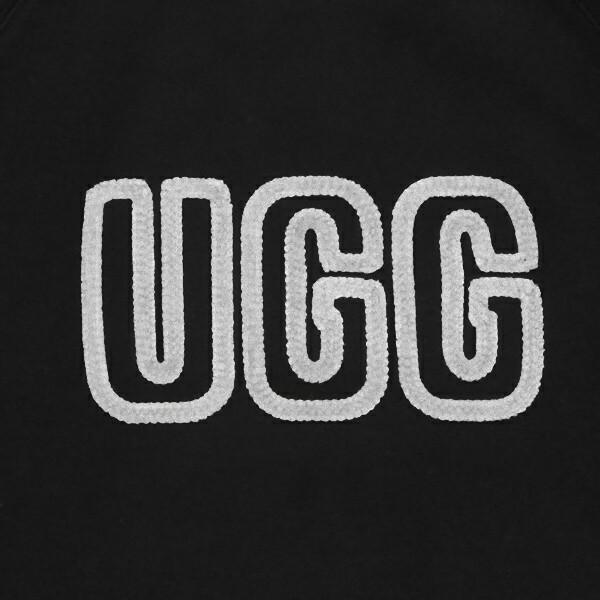 UGG（アグ） スウェット ロゴ クルーネック スウェット ブラック