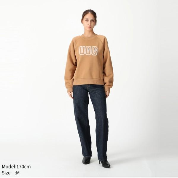 UGG（アグ） スウェット ロゴ クルーネック スウェット ベージュ