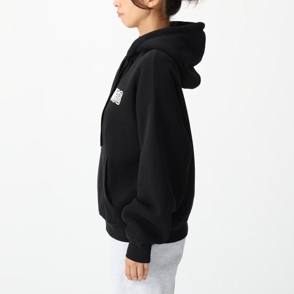 UGG LOGO HOODIE パーカーブラック UGG（アグ） パーカー フーディー ロゴ フーディ UGG LOGO HOODIE