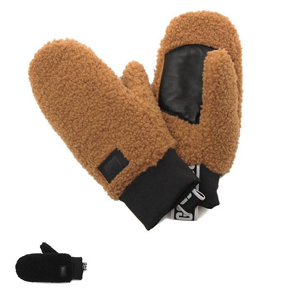 UGG（アグ） 手袋 フラッフ ミトン ウィズロゴテープ レディース UGG