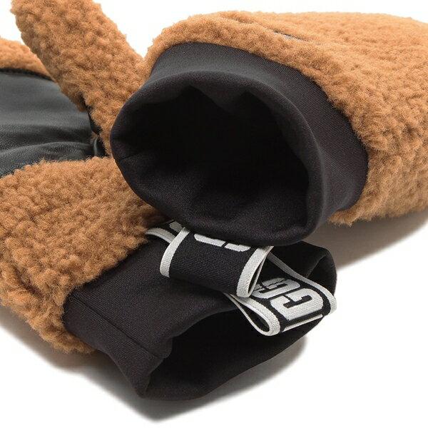 UGG（アグ） 手袋 フラッフ ミトン ウィズロゴテープ レディース UGG