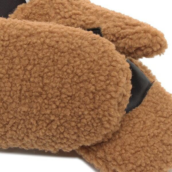 UGG★手袋★M 新品 UGG（アグ） 手袋 フラッフ ミトン ウィズロゴテープ レディース UGG