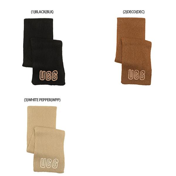 アグ マフラー チャンキー クラフテッド リブ スカーフ ニットマフラー