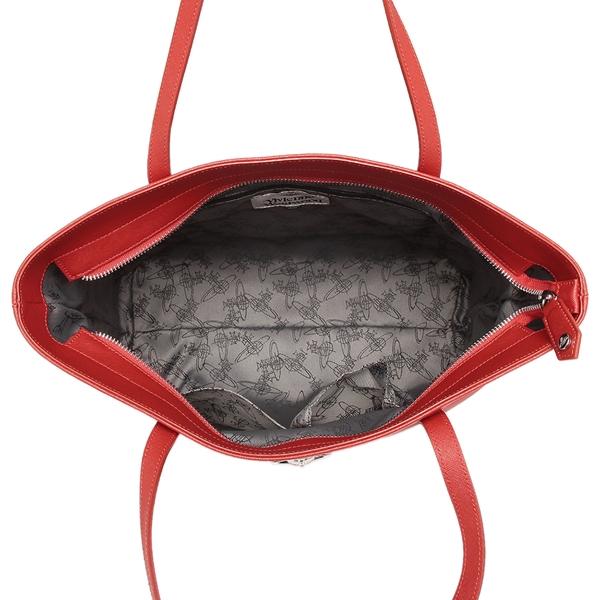 ヴィヴィアンウエストウッド トートバッグ レディース VIVIENNE WESTWOOD 42050045 41214 H401 レッド A4対応の画像