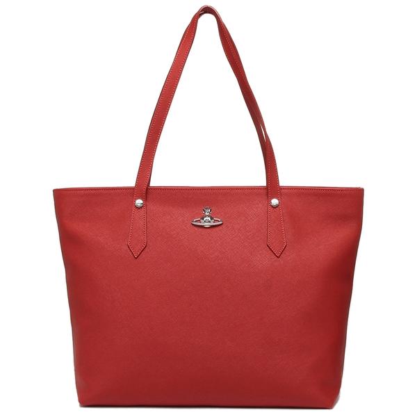 ヴィヴィアンウエストウッド トートバッグ レディース VIVIENNE WESTWOOD 42050045 41214 H401 レッド A4対応の画像
