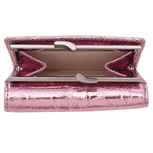 Vivienne Westwood ピンク がま口 三つ折り 限定 保証書付き Vivienne Westwood（ヴィヴィアンウエストウッド） 三つ折り財布