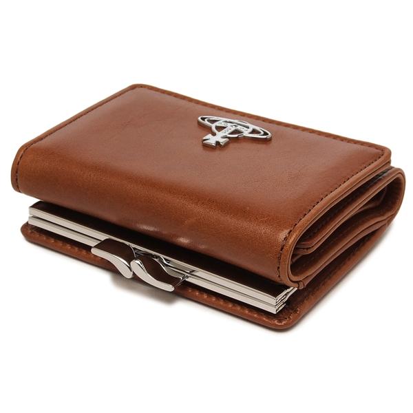 Vivienne Westwood ブラウンミニ財布 Vivienne Westwood（ヴィヴィアンウエストウッド） 三つ折り財布