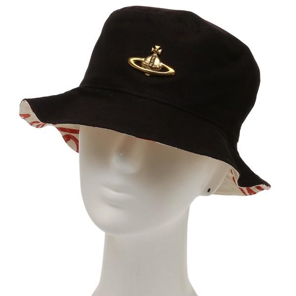 Vivienne Westwood ブラック バケットハット バケットハット(ブラック)（レディース）（1342951002）｜帽子