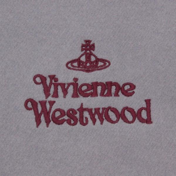 ヴィヴィアンウエストウッド✨マフラー オーブ ウール グレー イタリア製 ロゴ Vivienne Westwood（ヴィヴィアンウエストウッド） マフラー ストール