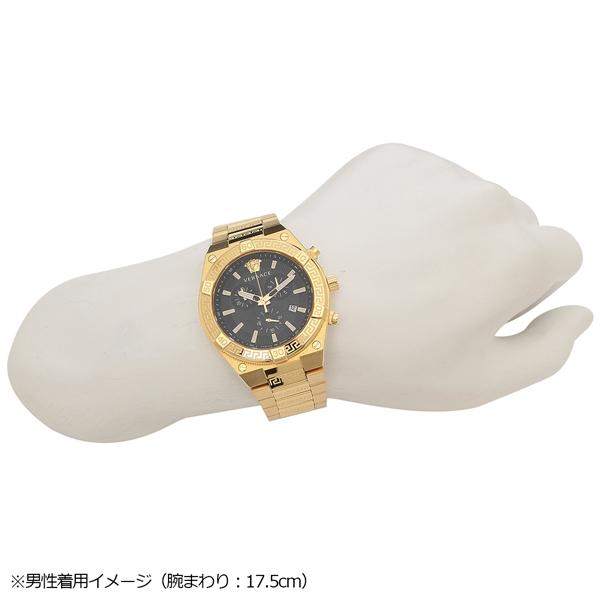 25【新品未使用】 ヴェルサーチ 時計 クォーツ ブラック メンズ VERSACE VESO00922 【D1855323466】(64856円)