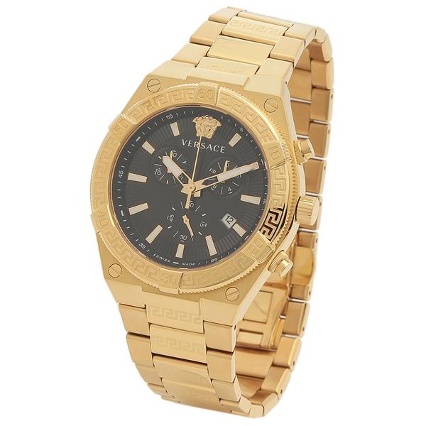 25【新品未使用】 ヴェルサーチ 時計 クォーツ ブラック メンズ VERSACE VESO00922 【D1855323466】(64856円)