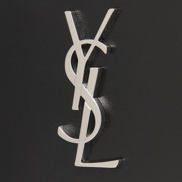 サンローランパリ 二つ折り財布 モノグラム ブラック メンズ SAINT LAURENT PARIS 463249 0SX0Eの画像