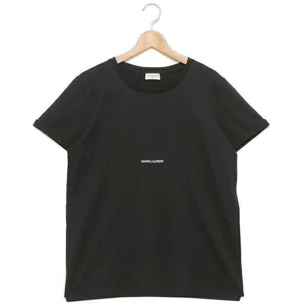 サンローランパリ Ｔシャツ トップス ロゴ ブラック メンズ SAINT LAURENT PARIS 464572 YB2DQ 1000｜axes｜06