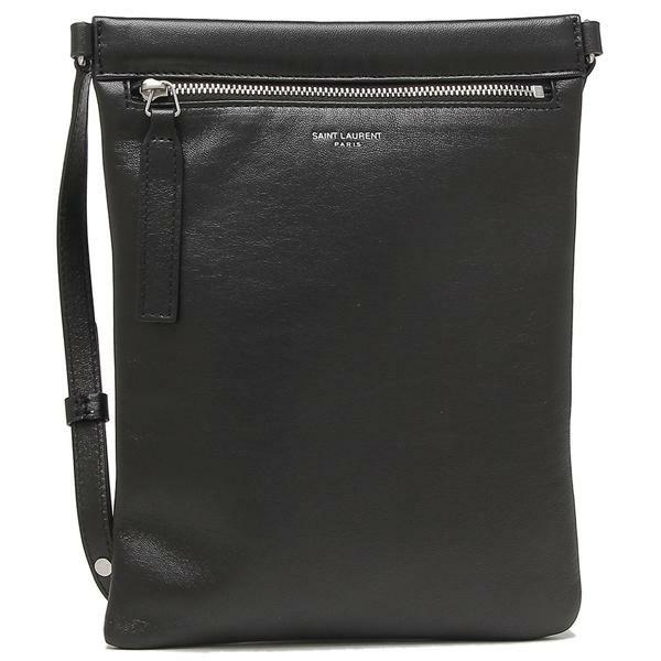 サンローランパリ ショルダーバッグ クロスボディバッグ ブラック メンズ SAINT LAURENT PARIS 581697 1GE0E 1000の画像