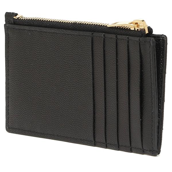 サンローランパリ カードケース マテラッセ ブラック レディース SAINT LAURENT PARIS 607915 BOW01 1000の画像