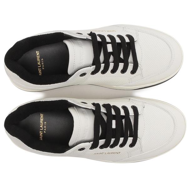 SAINT LAURENT サンローランパリ スニーカー ホワイト ブラック SAINT LAURENT サンローランパリ スニーカー ホワイト ブラック