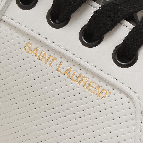 SAINT LAURENT サンローランパリ スニーカー ホワイト ブラック SAINT LAURENT サンローランパリ スニーカー ホワイト ブラック