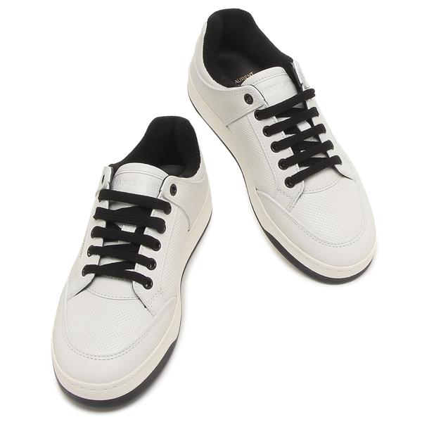 SAINT LAURENT サンローランパリ スニーカー ホワイト ブラック SAINT LAURENT サンローランパリ スニーカー ホワイト ブラック