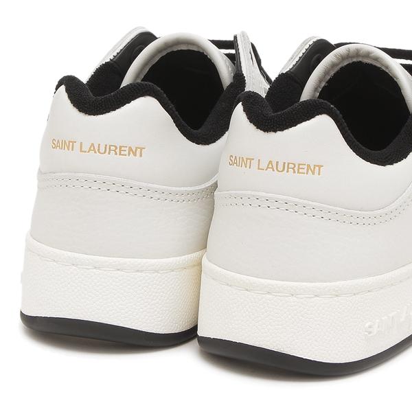 SAINT LAURENT サンローランパリ スニーカー ホワイト ブラック SAINT LAURENT サンローランパリ スニーカー ホワイト ブラック